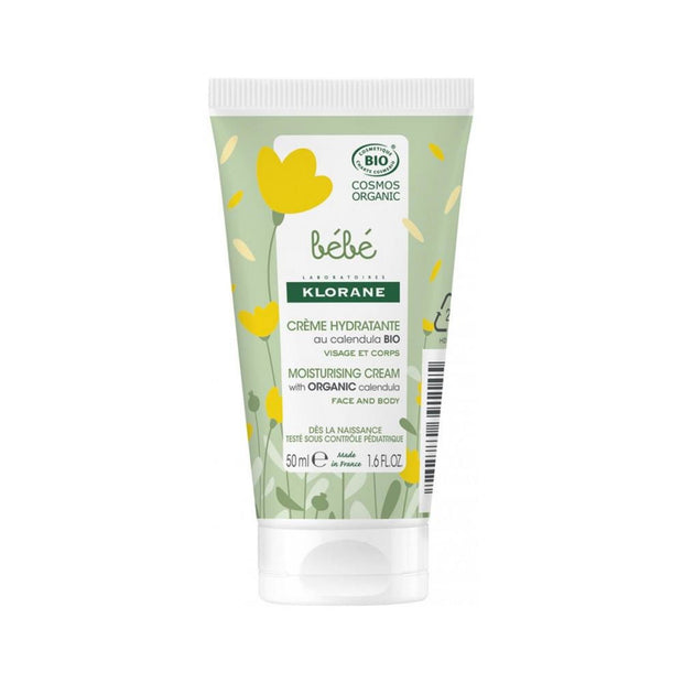 Klorane, Baby, Calendula, Ενυδατική, Κρέμα Προσώπου & Body, 50 ml