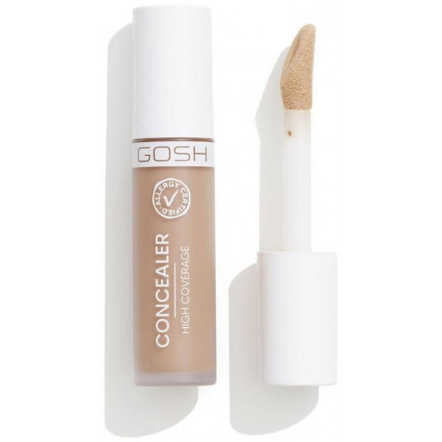 Gosh, Gosh, Vegan, High Coverage, Υγρό Concealer, 005, Tawny, 6 ml