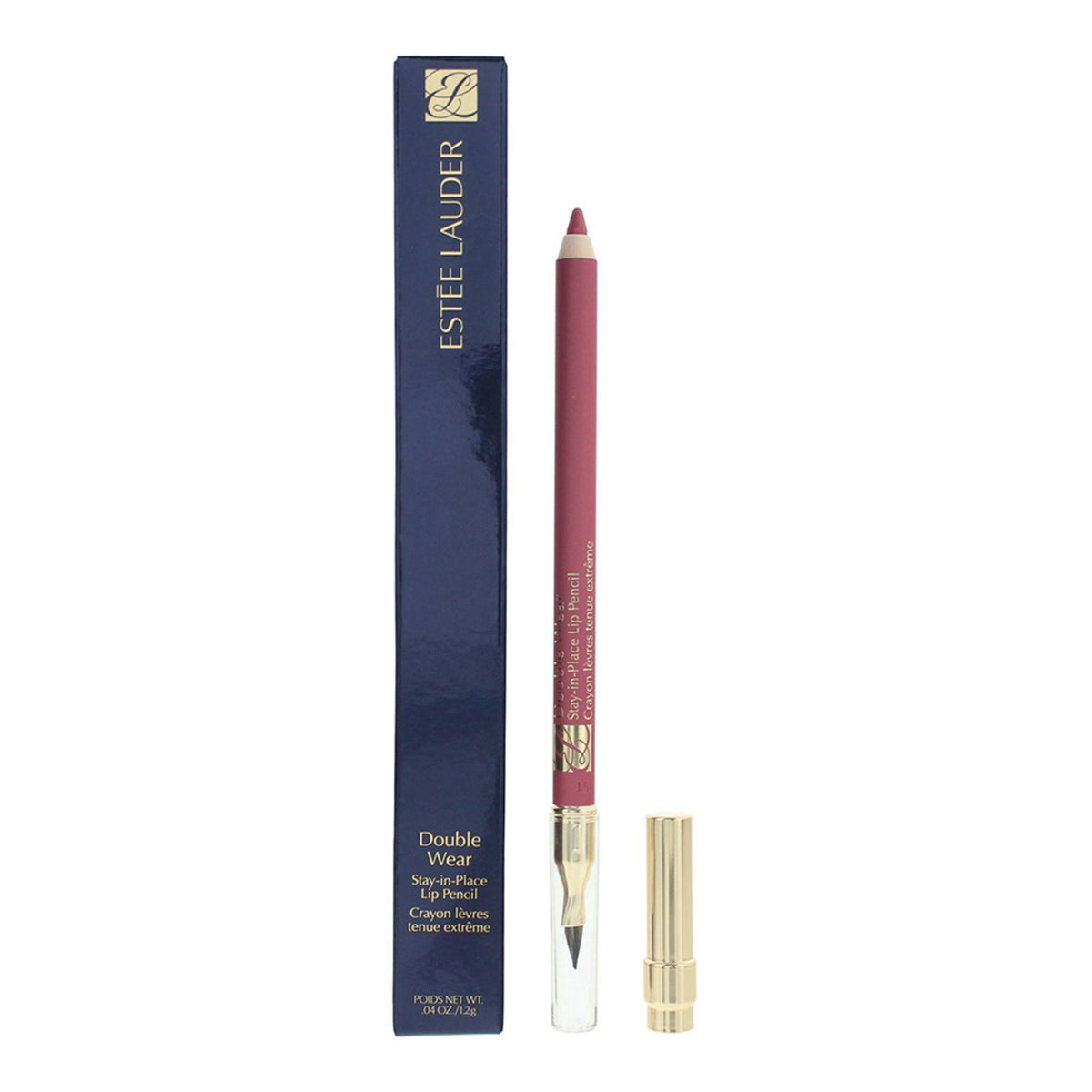 Estee Lauder, Double Wear Stay-in-Place, Double-Ended, Μολύβι Χειλιών, 01, Pink, 1.2 g