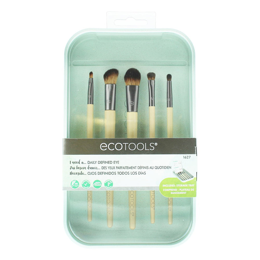 Σετ, EcoTools, Daily Defined, Πινέλο Ματιών, 5 pcs