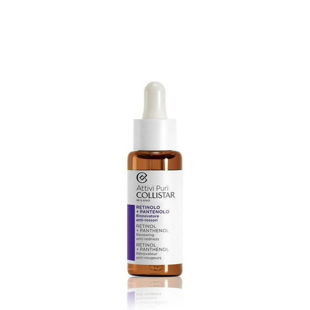 Collistar, Attivi Puri, Retinol + Panthenol, Κατά των Κοκκινίλων, Ορός, Για το Πρόσωπο, 30 ml