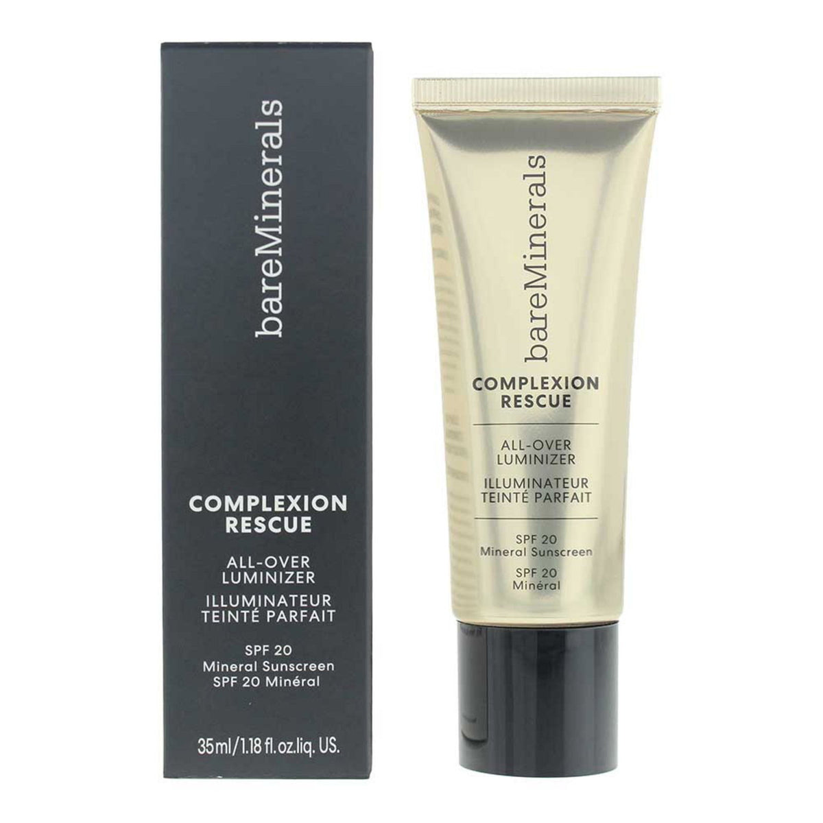 BareMinerals, Complexion Rescue, Illuminating, Υγρό Highlighter, Golden Peach, SPF 20, Για το Πρόσωπο, 35 ml