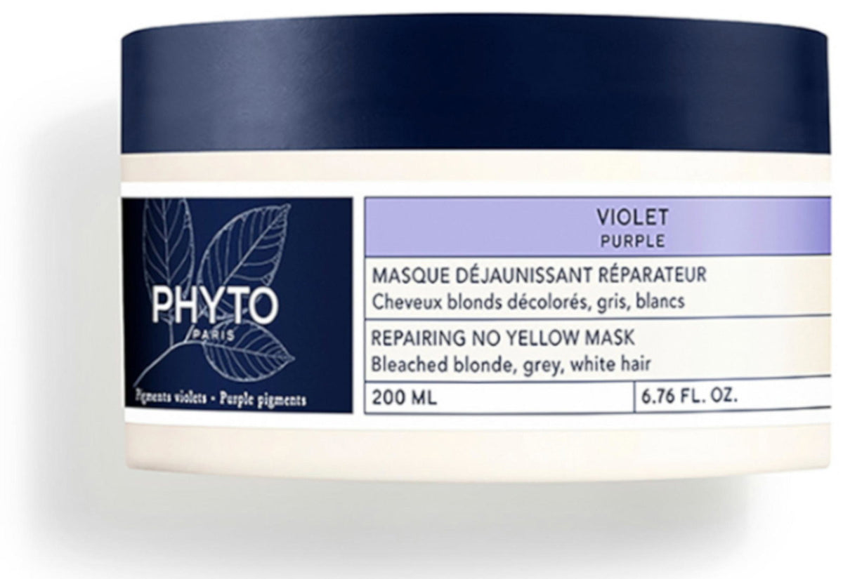 Phyto, Anti-yellow Mask Phyto Violet, Θεραπεία Μαλλιών Μάσκα Σε Μορφή Κρέμας, Repairing, 200 ml