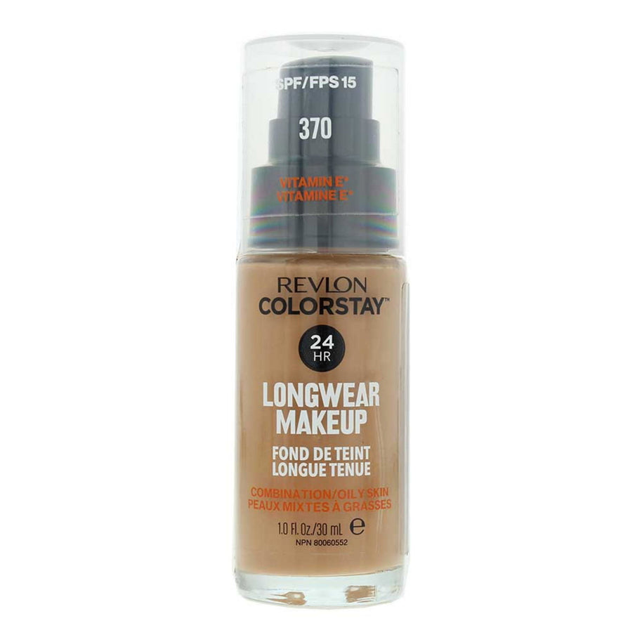 Revlon, ColorStay 24h, Matte, Υγρό Foundation, 370, Natural Tan, SPF15, 30 ml