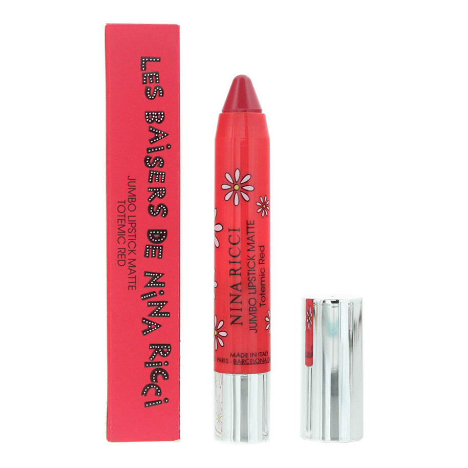 Nina Ricci, Jumbo Κραγιόν Matte, Matte, Κραγιόν, Totemic Red, 2.5 g