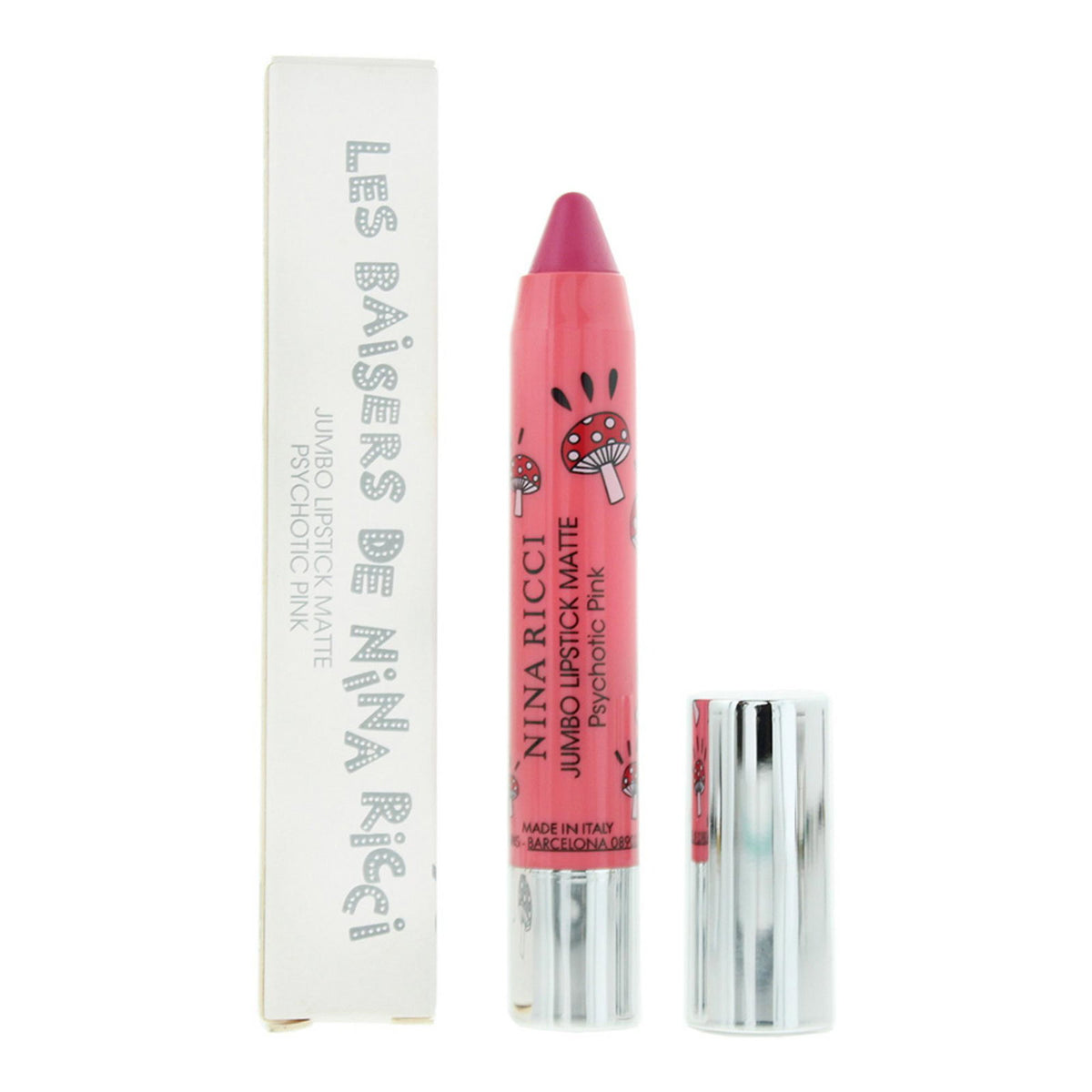 Nina Ricci, Jumbo Κραγιόν Matte, Jumbo Matte, Κραγιόν, Psychotic Pink, 2.5 g