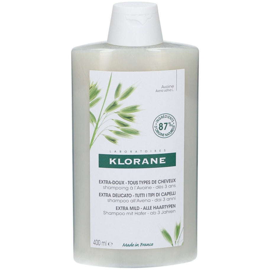 Klorane, Oat Milk, Hair Σαμπουάν, Gentle Cleansing, 400 ml