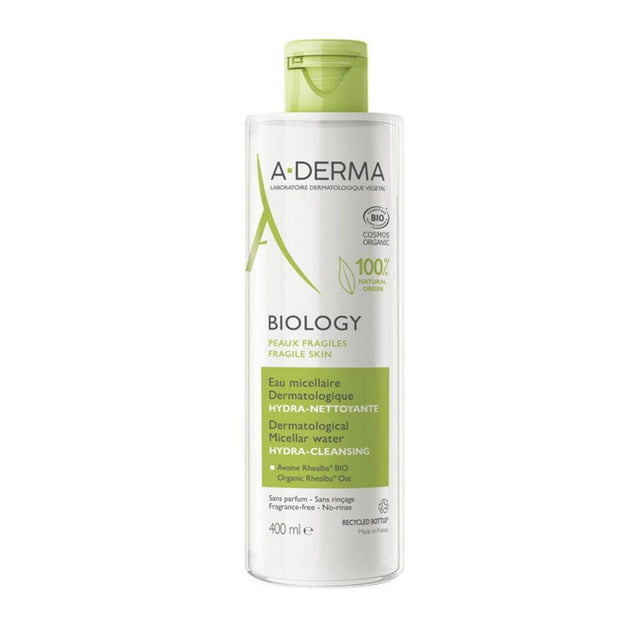 A-Derma, Biology, Ενυδατικό, Νερό Micellar, All Skin Types, 400 ml