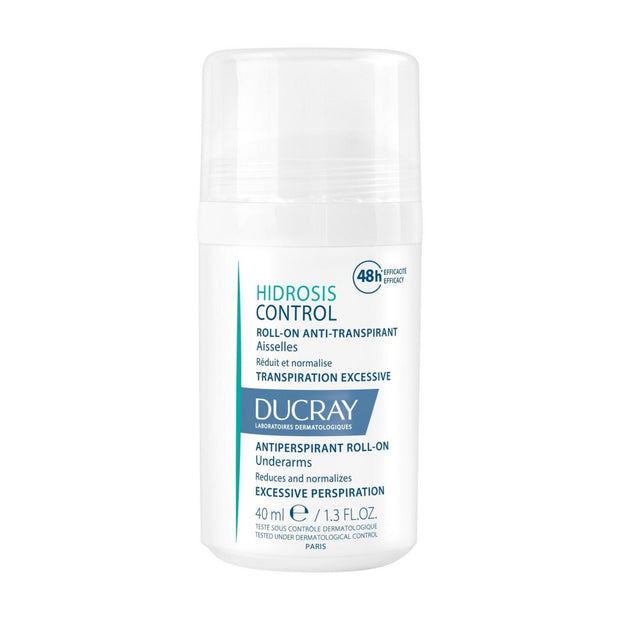 Ducray, Hidrosis Control, Αντιιδρωτικό, Αποσμητικό Roll-On, Unisex, 40 ml