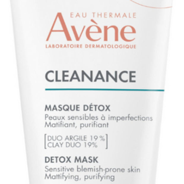 Avene, Cleanance, Καθαρισμού & Exfoliation, Μάσκα Αργίλου, 50 ml