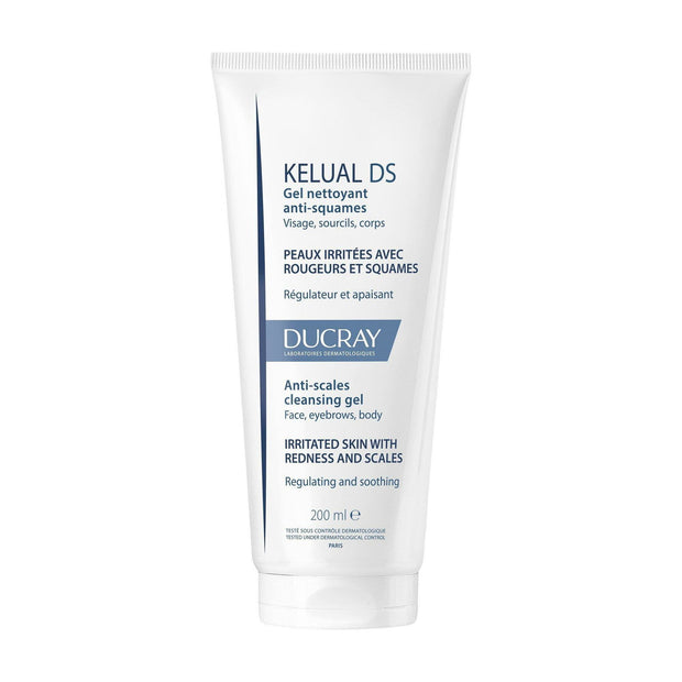 Ducray, Kelual DS, Hypoallergenic, Anti-Scales, Gel Καθαρισμού, Για το Πρόσωπο, 200 ml