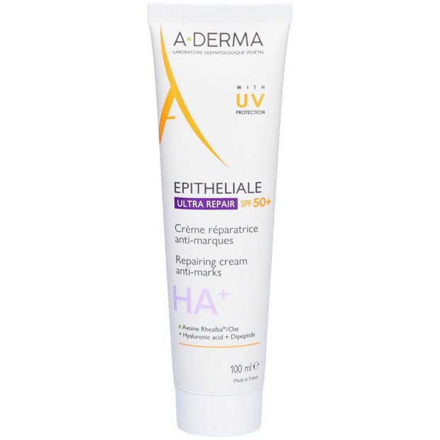 A-Derma, Epitheliale Ultra Repair, Paraben, Repair, Daily, Κρέμα Προσώπου & Body, SPF 50+, 100 ml