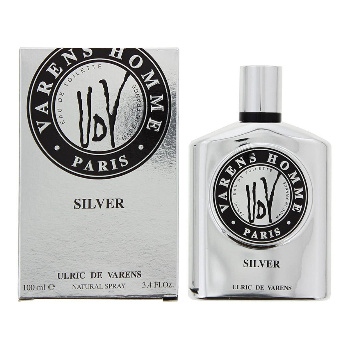 Ulric De Varens, UDV Silver, Eau De Toilette, Ανδρικό, 100 ml