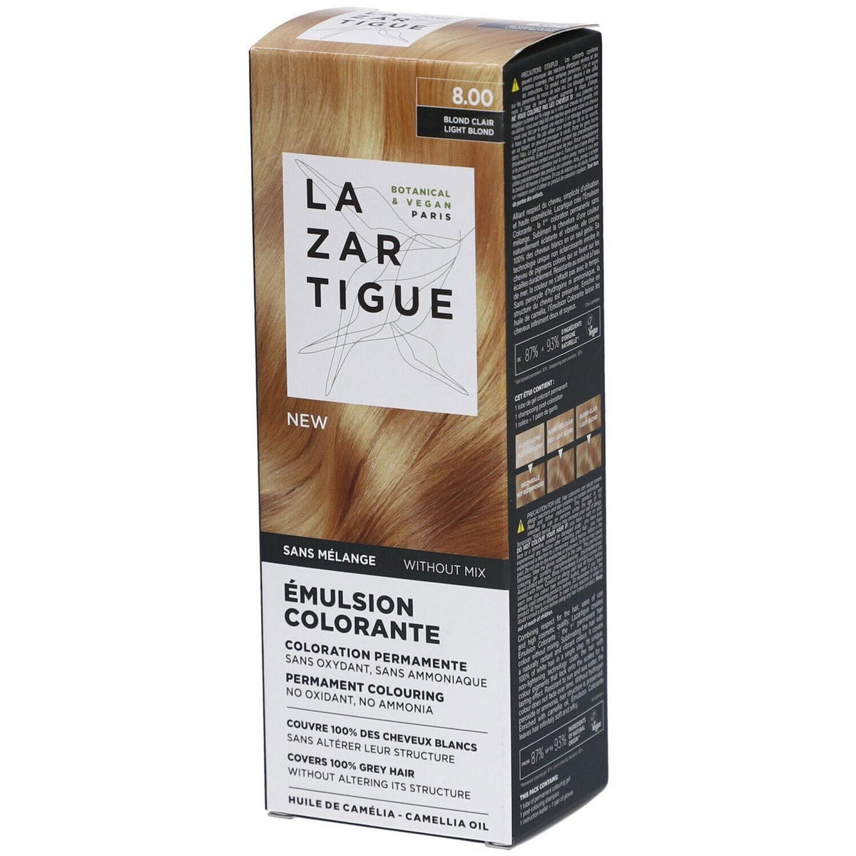 Lazartigue, La Couleur Absolue, Μόνιμη Βαφή Μαλλιών, 8.00 Light Blond, 60 ml