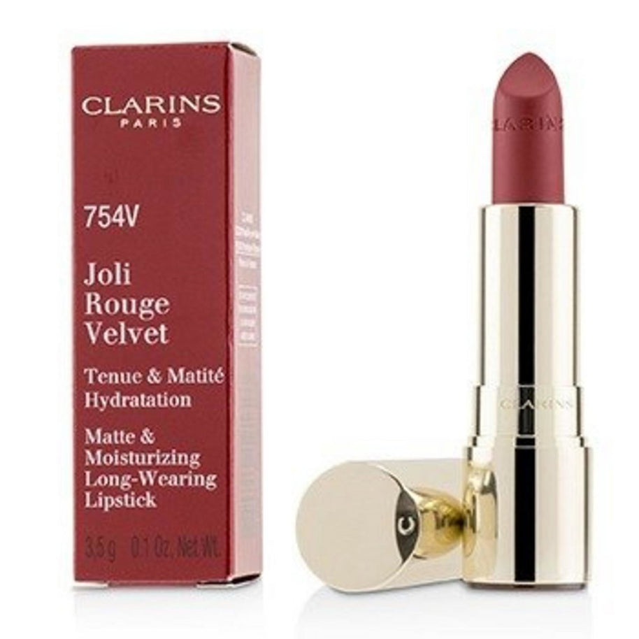 Clarins, Joli Rouge, Velvet, Κραγιόν, 754V, Deep Red, 3.5 g
