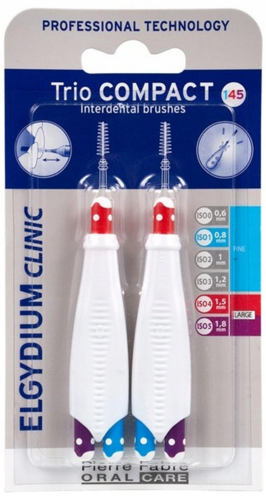Σετ Duo, Elgydium, Interdental Brush, Dual-colored, 2 pcs