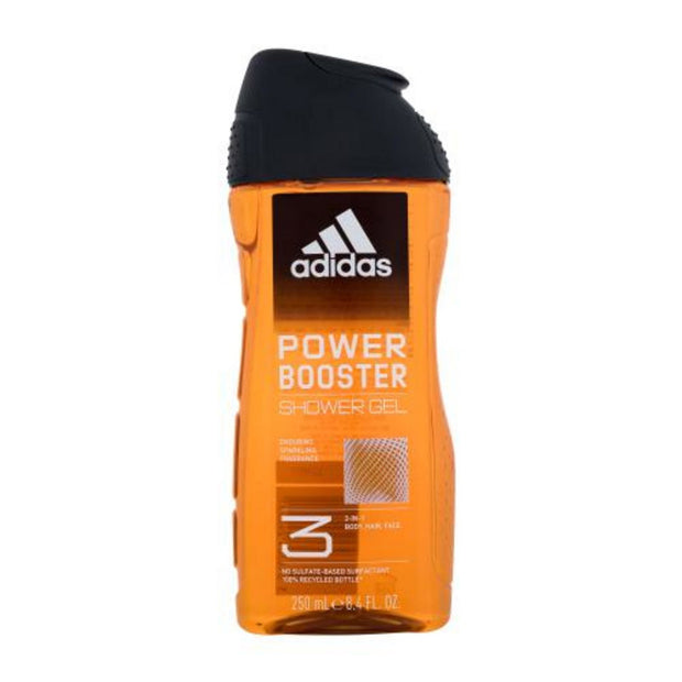 Adidas, Power Booster, Cleanses, Αφρόλουτρο, Για το Σώμα, Για το Πρόσωπο & Hair, All Skin Types, 250 ml