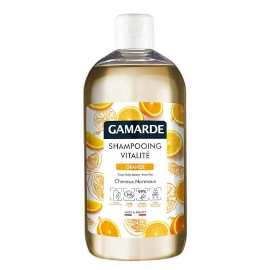 Gamarde, Bio, Orange, Hair Σαμπουάν, Αναζωογόνησης, 500 ml