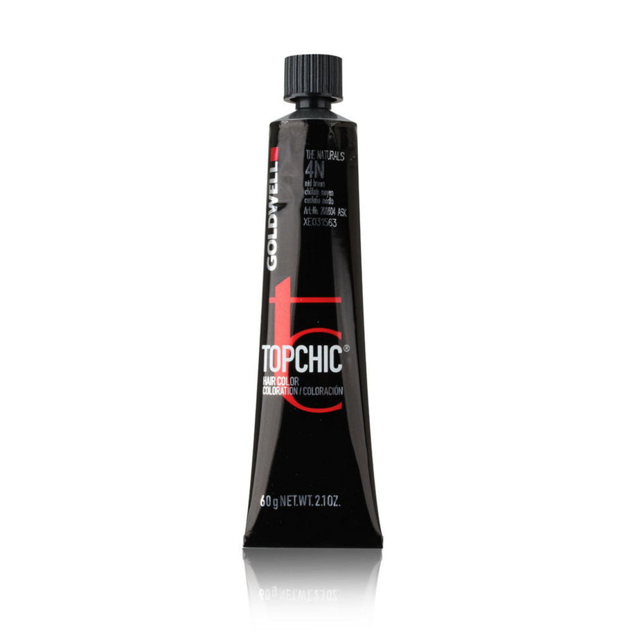 Goldwell, TopChic, Μόνιμη Βαφή Μαλλιών, 4N Middle Brown, 60 ml