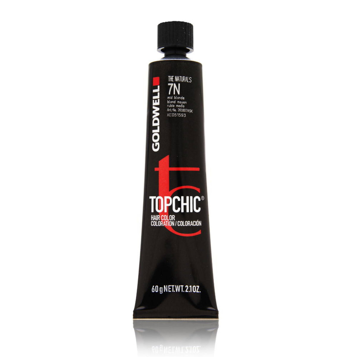 Goldwell, TopChic, Μόνιμη Βαφή Μαλλιών, 7N Medium Blonde, 60 ml