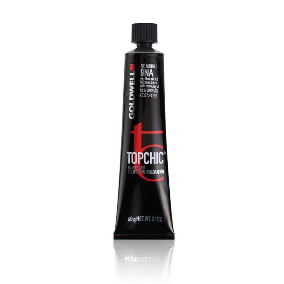 Goldwell, TopChic, Μόνιμη Βαφή Μαλλιών, 9NA Very Light Natural Ash Blonde, 60 ml