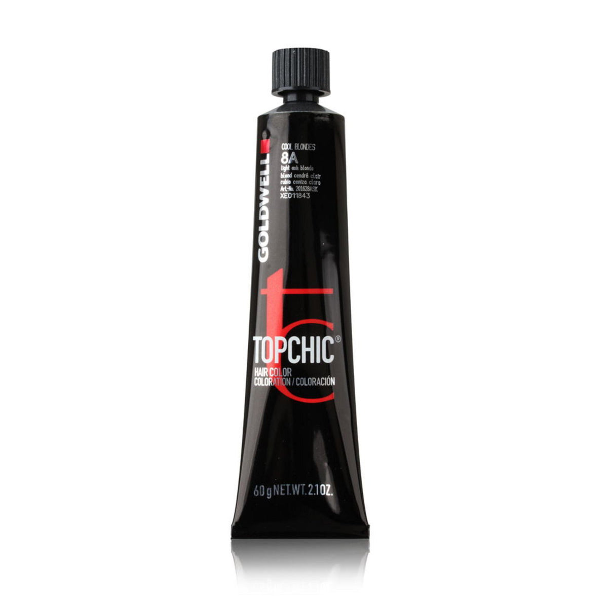 Goldwell, TopChic, Μόνιμη Βαφή Μαλλιών, 8A Light Ash Blonde, 60 ml