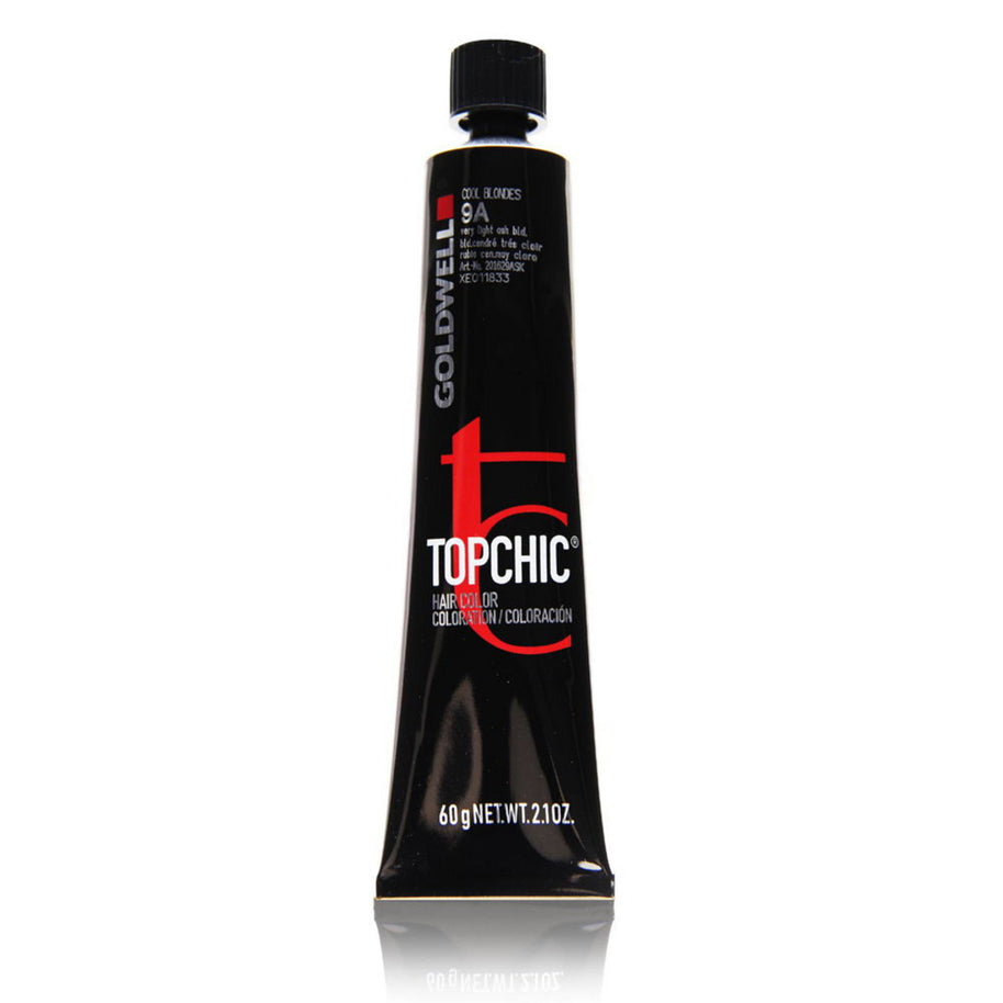 Goldwell, TopChic, Μόνιμη Βαφή Μαλλιών, 9A Very Light Ash Blonde, 60 ml