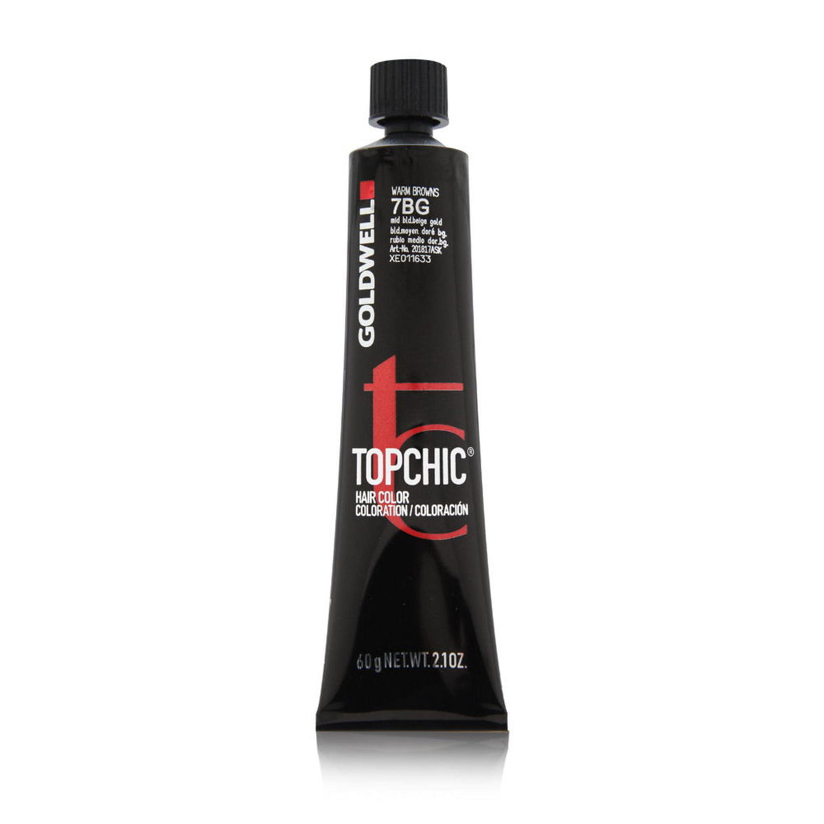 Goldwell, TopChic, Μόνιμη Βαφή Μαλλιών, 7BG Middle Blonde Beige Gold, 60 ml