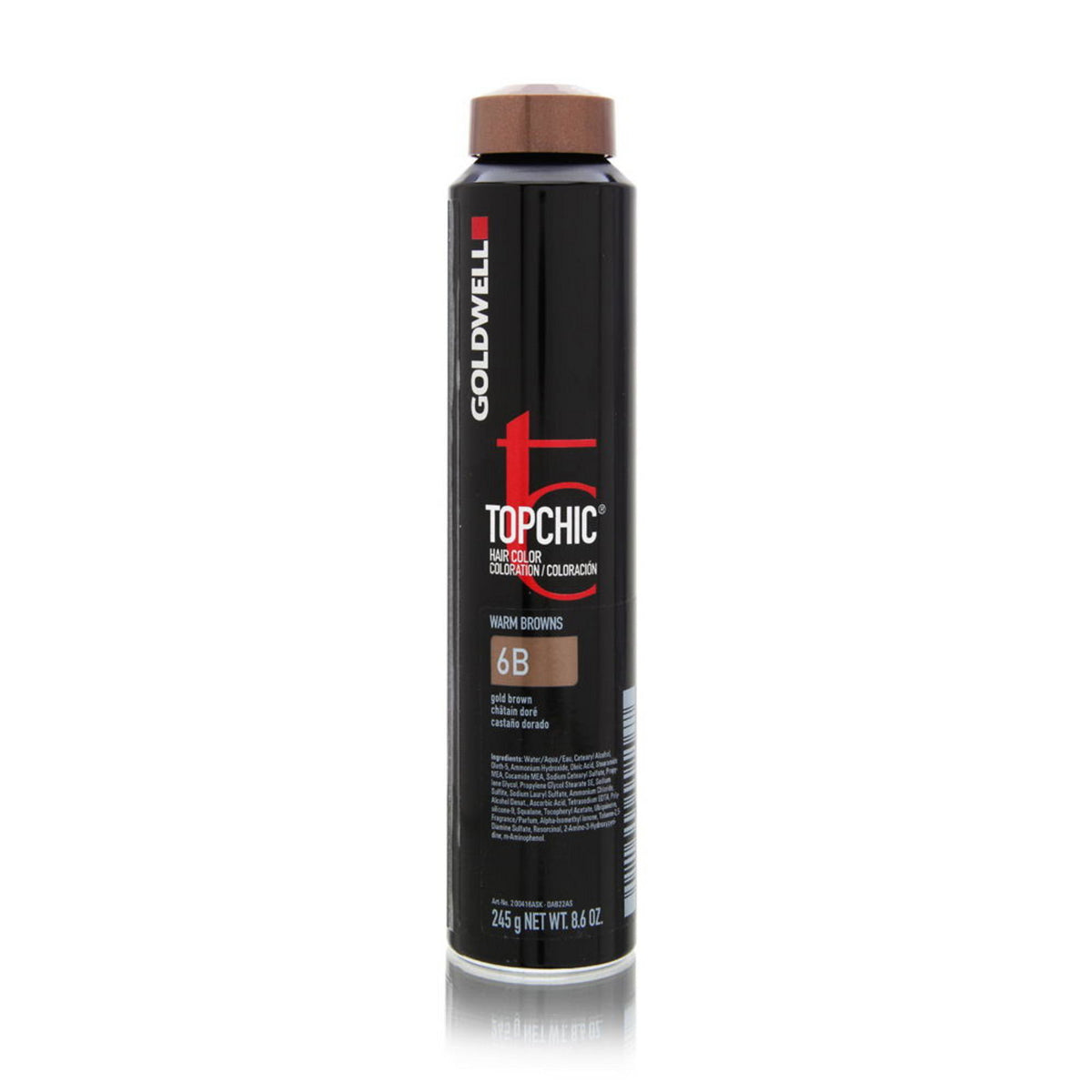 Goldwell, TopChic, Μόνιμη Βαφή Μαλλιών, 6B Gold Brown, 250 ml