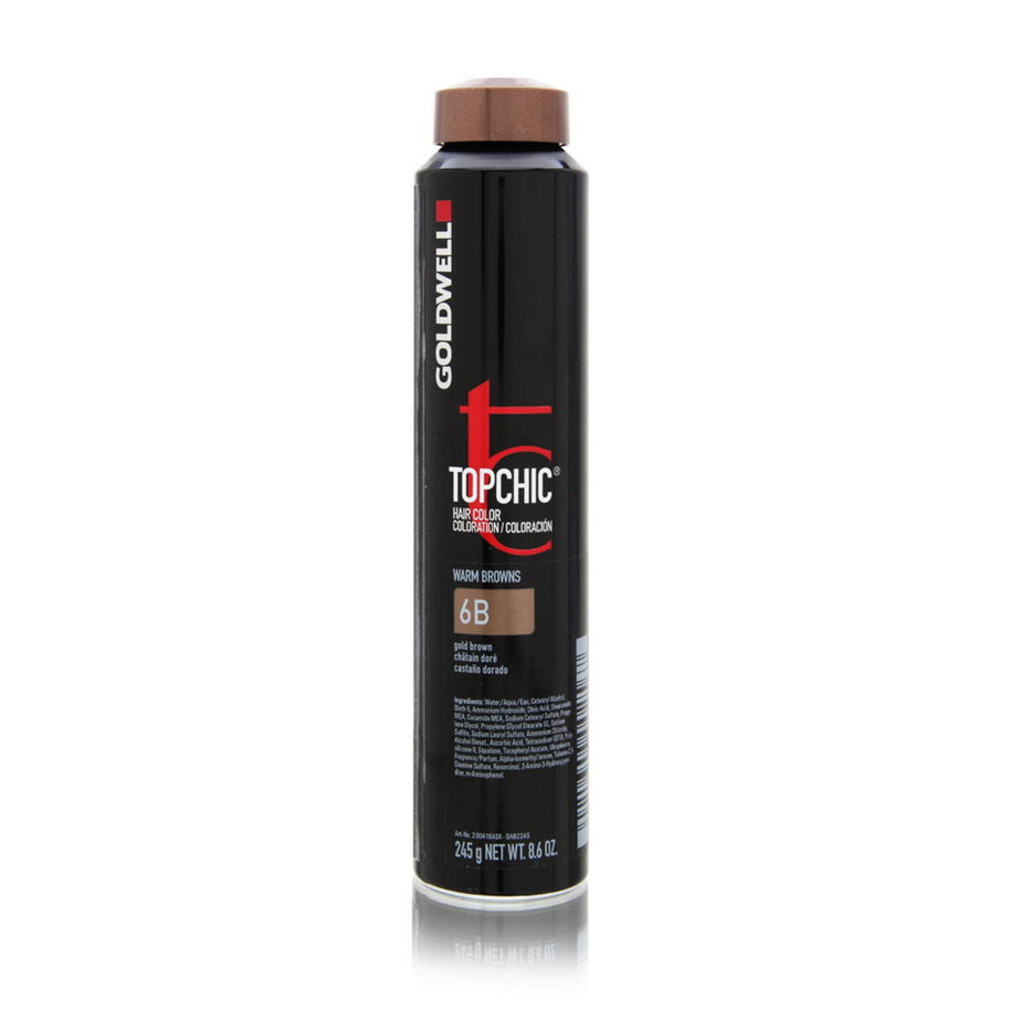 Goldwell, TopChic, Μόνιμη Βαφή Μαλλιών, 6B Gold Brown, 250 ml