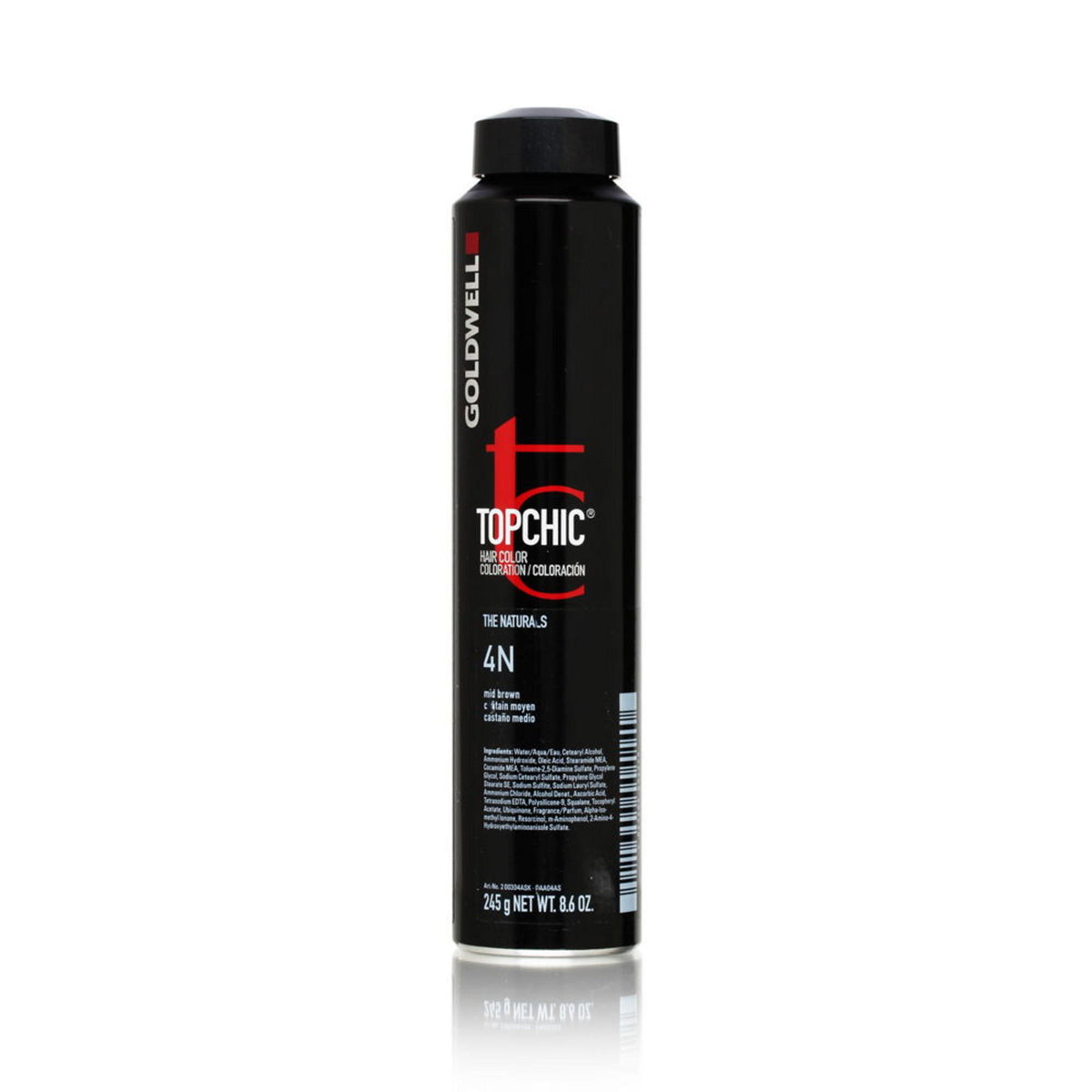 Goldwell, TopChic, Μόνιμη Βαφή Μαλλιών, 4N Middle Brown, 250 ml