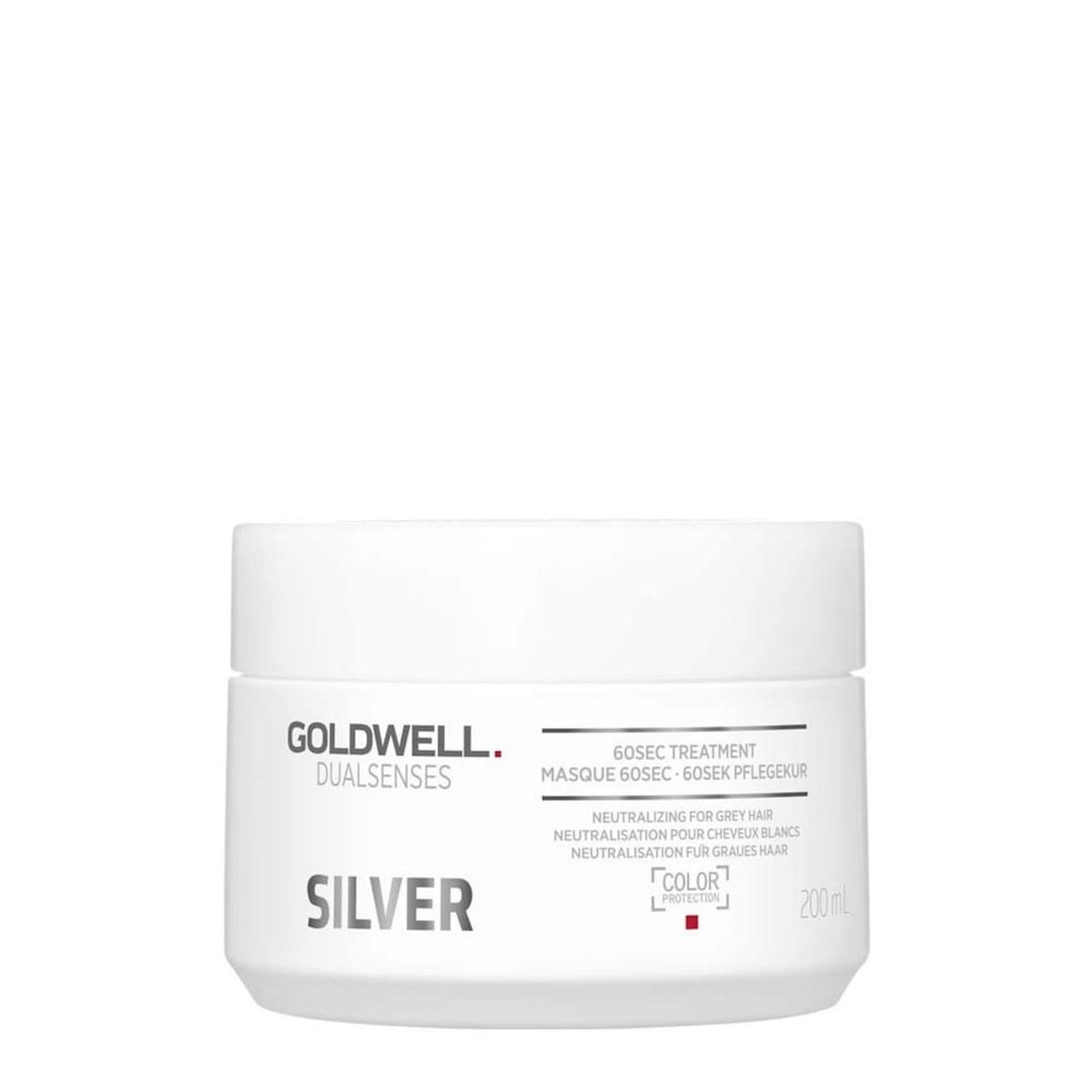 Goldwell, Dualsenses Silver 60 Sec, Θεραπεία Μαλλιών Μάσκα Σε Μορφή Κρέμας, Anti Grey, 200 ml