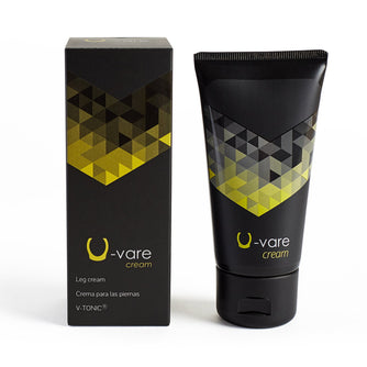 500 Cosmetics, U-Vare, Relieves Varicose Veins, Promotes Circulation & Skin Regeneration, Local Treatment Cream, For Legs, 65 ml