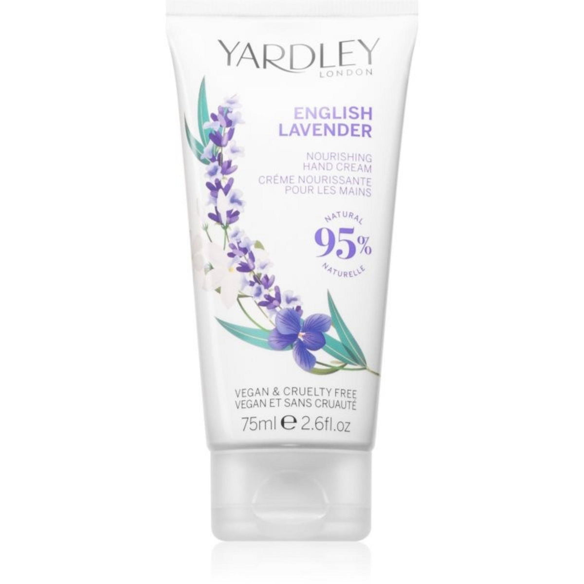 Yardley, English Lavender, Ενυδατική, Κρέμα Χεριών, Lavender, 75 ml