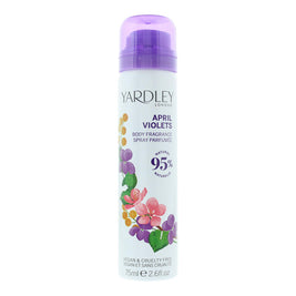 Yardley, April Violets, Αποσμητικό Spray, Γυναικείο, 75 ml