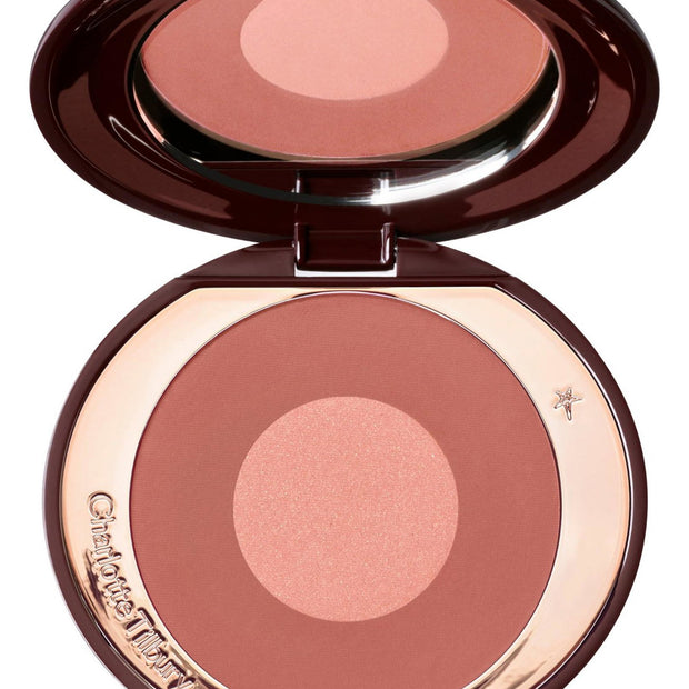 Charlotte Tilbury, Cheek To Chic Swish And Glow, Radiant, Ρουζ σε Πούδρα, Pillow Talk, 8 g