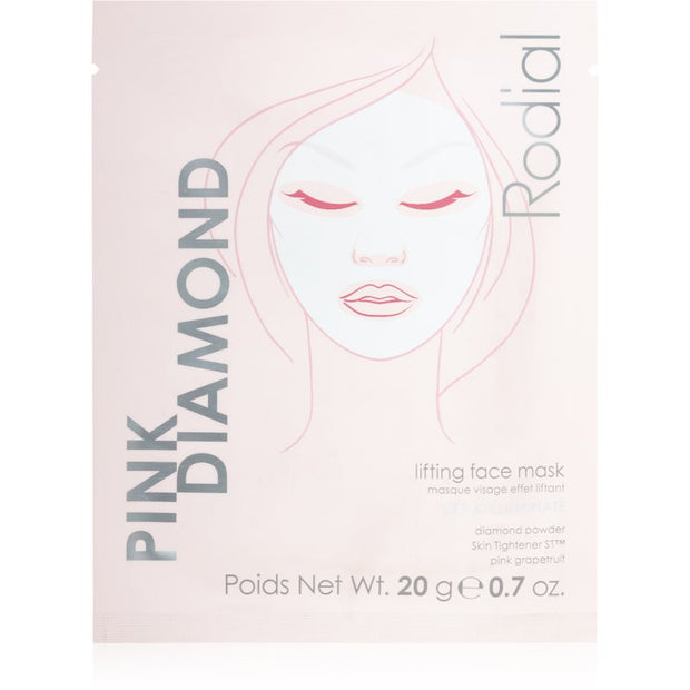 Rodial, Pink Diamond, Lifting & Σύσφιξης, Sheet Mask, Για το Πρόσωπο, 20 g