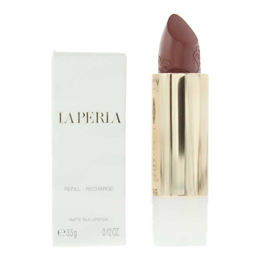 La Perla, Matte Silk, Matte, Cream Κραγιόν, 111, Auburn Red, Refill, 3.5 g