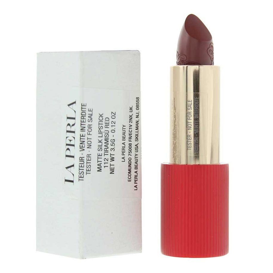 La Perla, Matte Silk, Matte Silk, Cream Κραγιόν, 112, Tiramisu Red, 3.5 g *Tester
