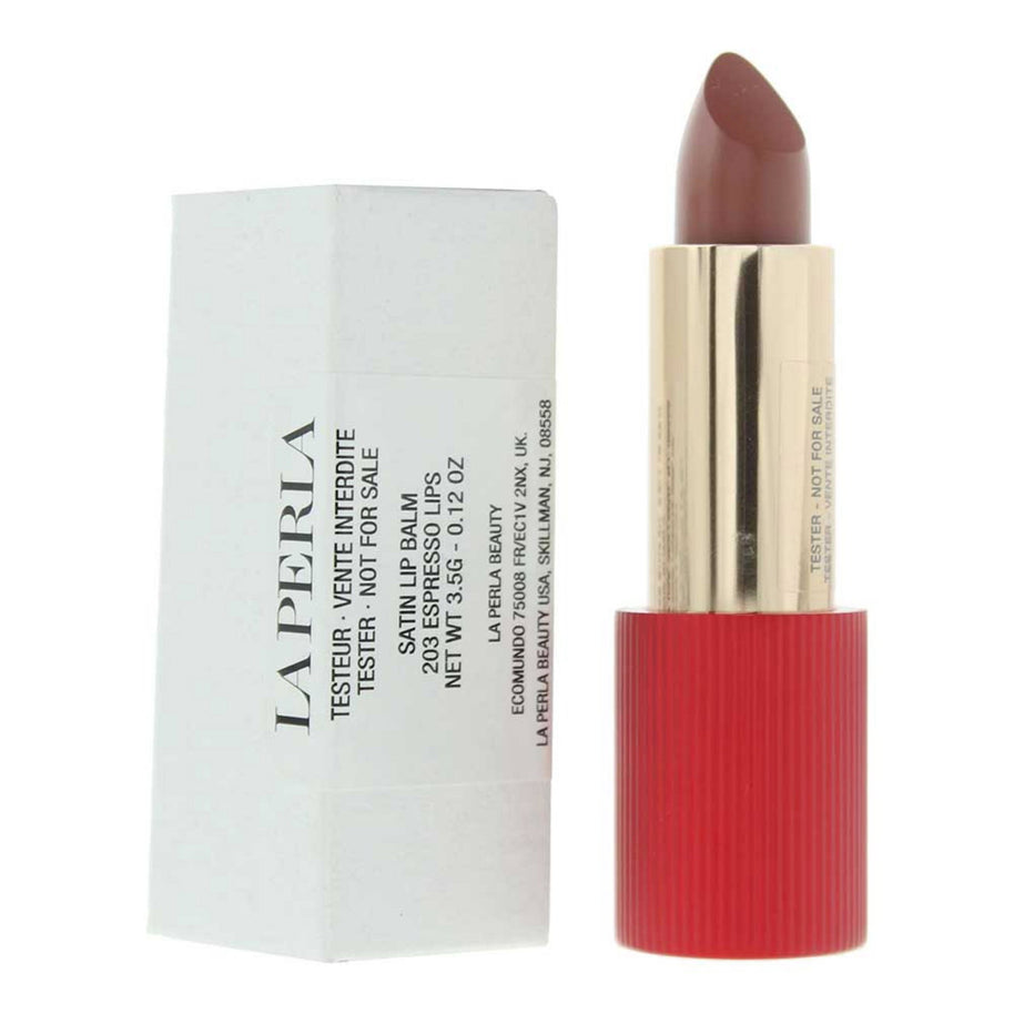 La Perla, Satin Lips, Satin, Βάλσαμο Χειλιών, 203, Espresso, 3.5 g *Tester