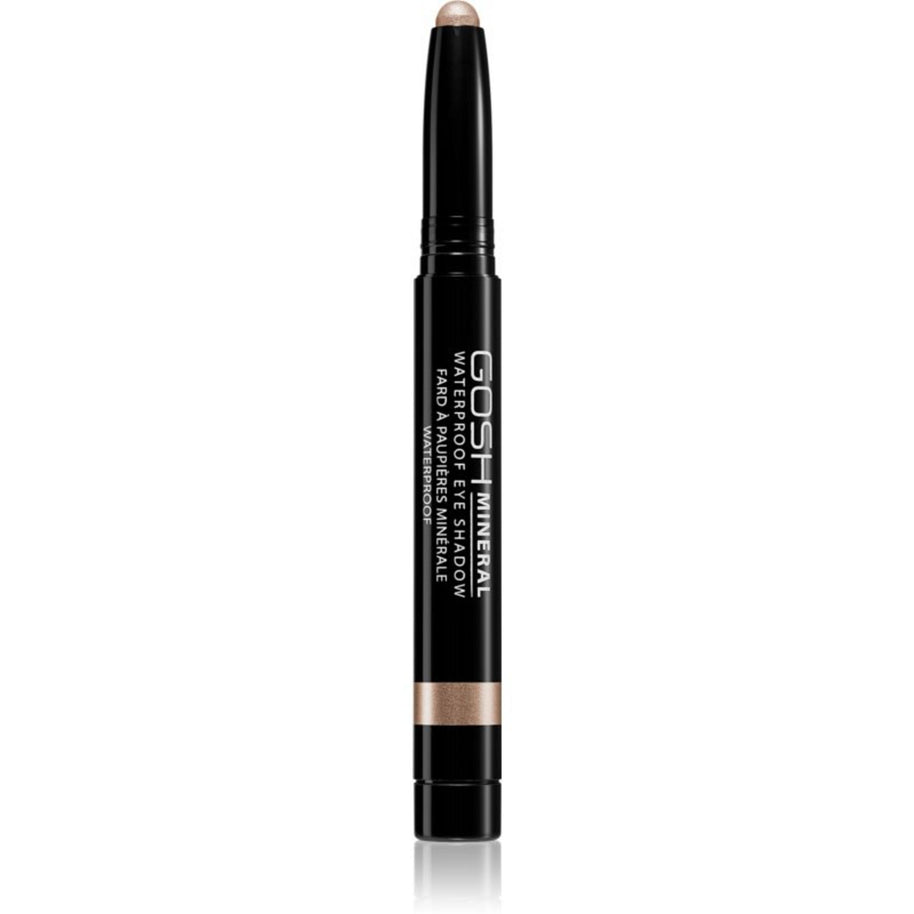 Gosh, Mineral, Metallic, Cream Eyeshadow, Golden Brown, 2.5 g