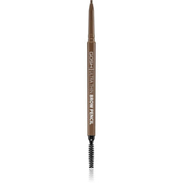 Gosh, Ultra Thin, Eyebrow Cream Pencil & Brush 2-In-1, 002, Grey Brown, 0.09 g