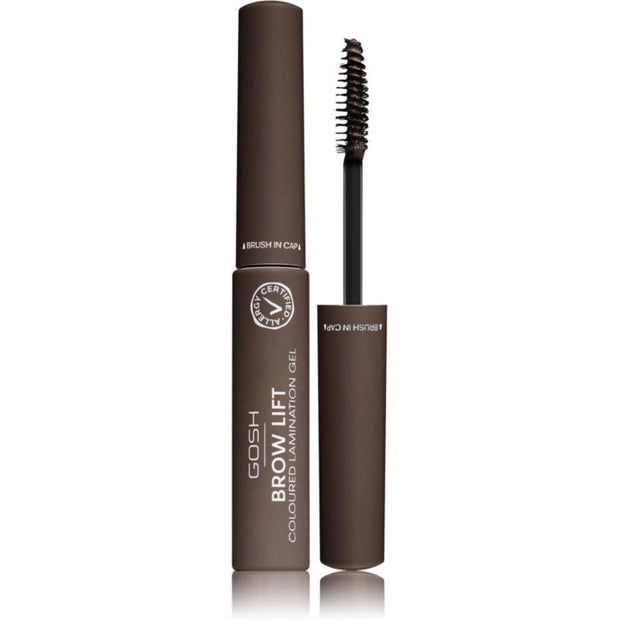 Gosh, Brow Lift, Lamination Effect, Τζελ Φρυδιών, 001, Grey Brown, 3 ml