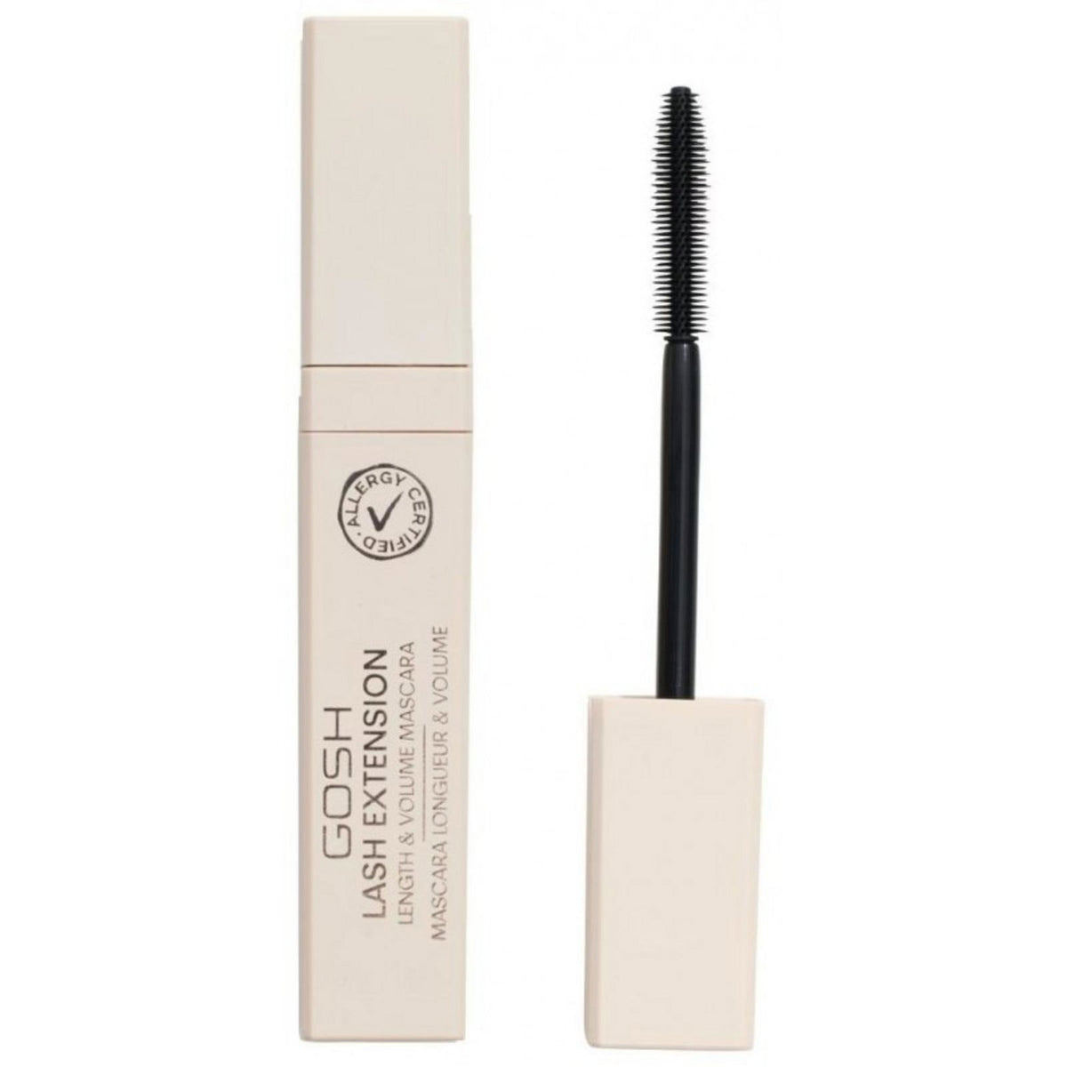 Gosh, Lash Extension, Lengthening, Μάσκαρα, 001, Black, 7 ml