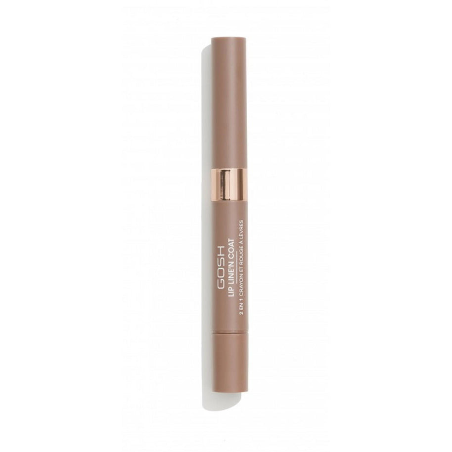 Gosh, Line'n Coat, Μολύβι Χειλιών & Lip Coat 2-In-1, 003, Soft Nougat, 2 ml