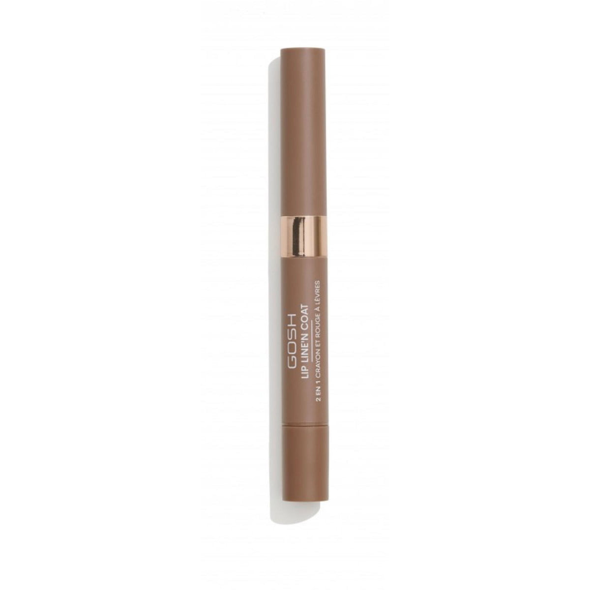 Gosh, Line'n Coat, Μολύβι Χειλιών & Lip Coat 2-In-1, 004, Caramel Toffee, 2 ml