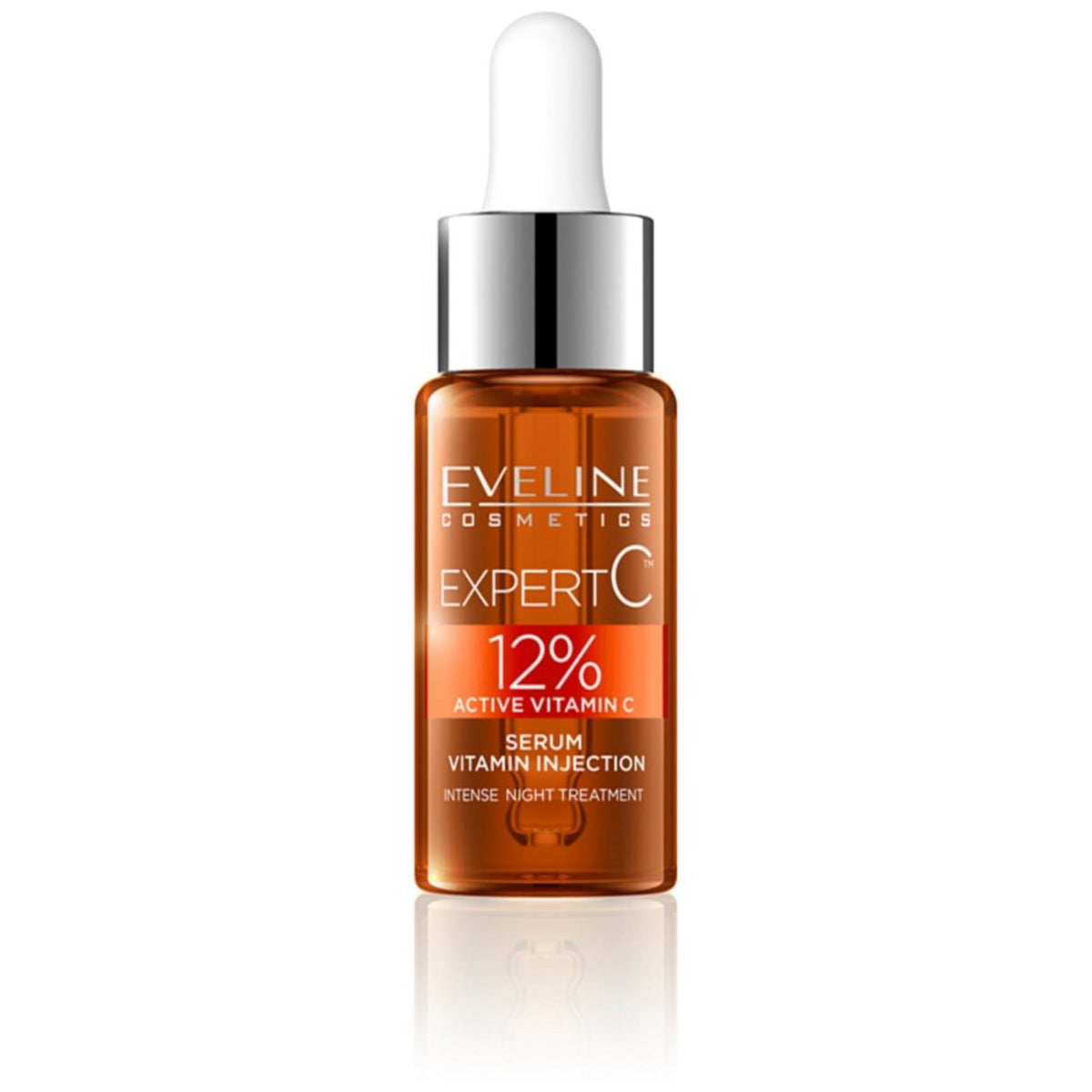 Eveline Cosmetics, Expert C, Vitamin C, Anti Aging, Night, Ορός Προσώπου, 18 ml
