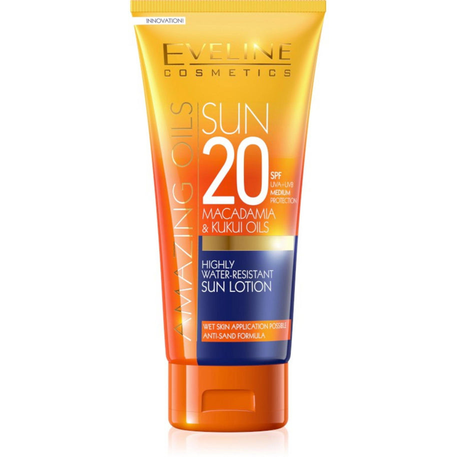 Eveline Cosmetics, Amazing Oils, Macadamia Oil, Θρεπτικό, Sunscreen Lotion, SPF20, 200 ml