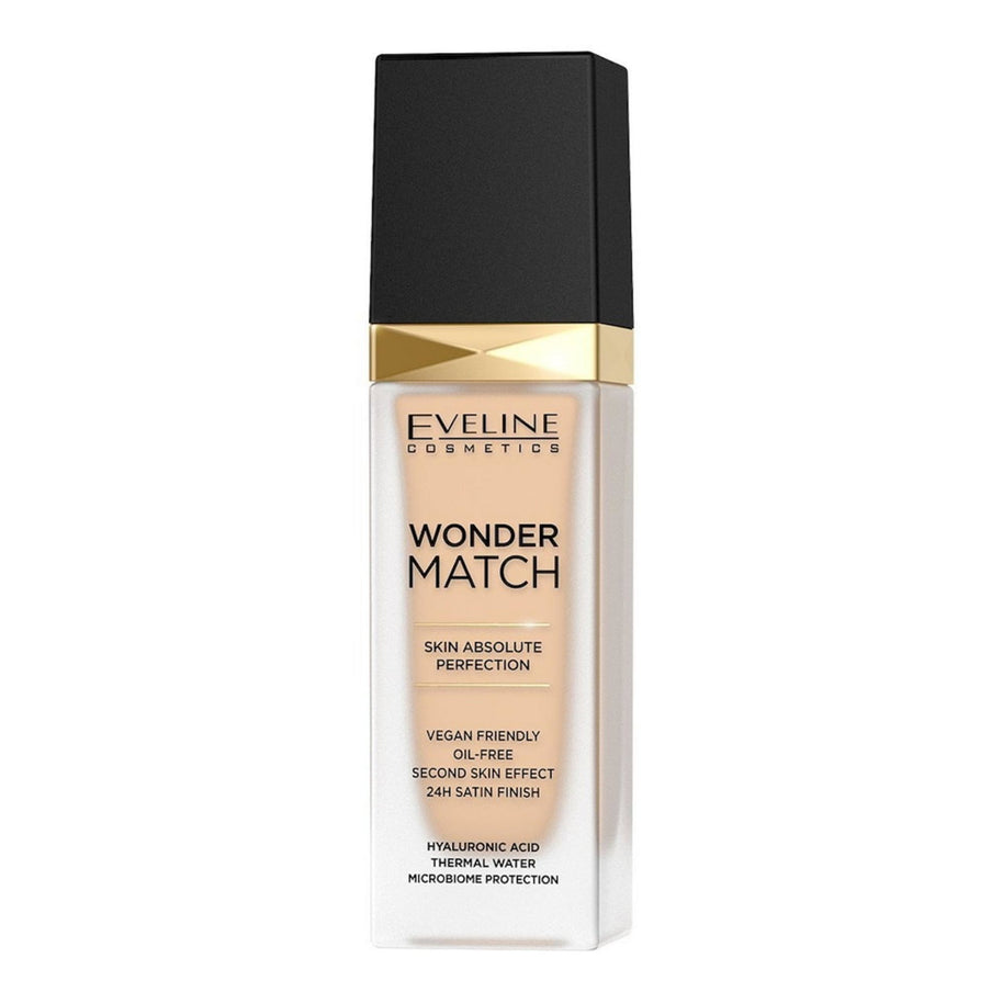 Eveline Cosmetics, Wonder Match Skin Absolute Perfection, Υγρό Foundation, 11, Almond, 30 ml