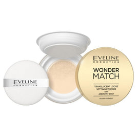 Eveline Cosmetics, Wonder Match, Πούδρα Σταθεροποίησης, Translucent, 6 g